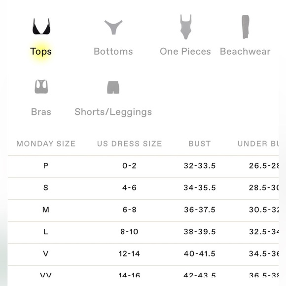 Monday Swimwear TOP ONLY aloe crinkle bikini green sz s - Picture 7 of 7